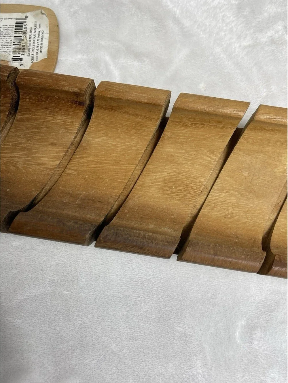 NWT Vtg Ironwood Baguette Bread Miter Cutting Board/Serving Tray 26